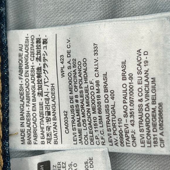 Levi’s 514 Authentic Fit Straight men’s medium wash jeans - Picture 13 of 14